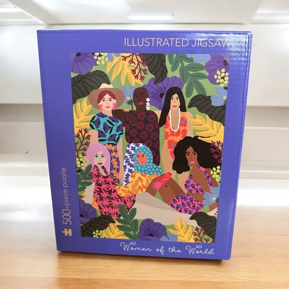 Women of the World 500-Piece Illustrated Jigsaw Puzzle - New Sealed - Picture 2 of 3